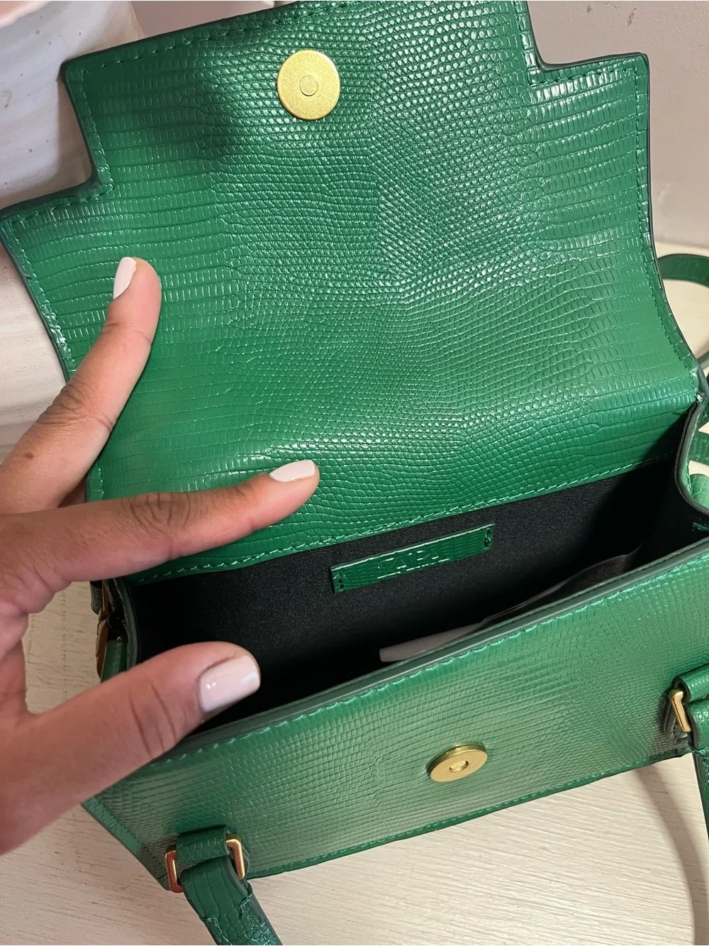 Zara sleek green